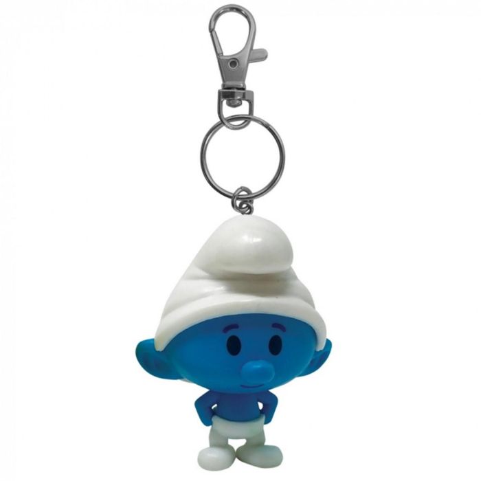 Plastoy Llavero Los Pitufos Pitufo Chibi de PVC 12 cm