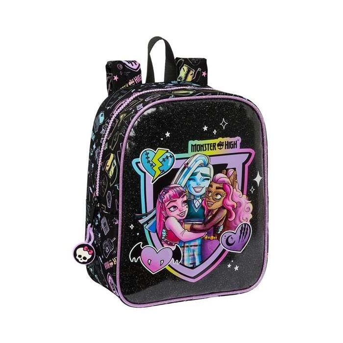 Mochila Infantil Monster High Negro 22 x 27 x 10 cm Mochila Infantil Monster High Negro 22 x 27 x 10 cm