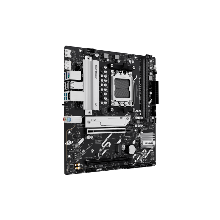 ASUS 90MB1LV0-M0EAY0 Placa Base PRIME B850M-K AM5 para AMD Ryzen 7000/8000/9000, 2xDDR5 128GB, HDMI, DP, M.2, mATX 2