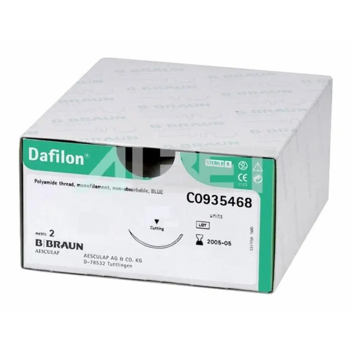 Sutura Dafilon Blue 3-0 90 cm Hs30 36 Unidades Braun