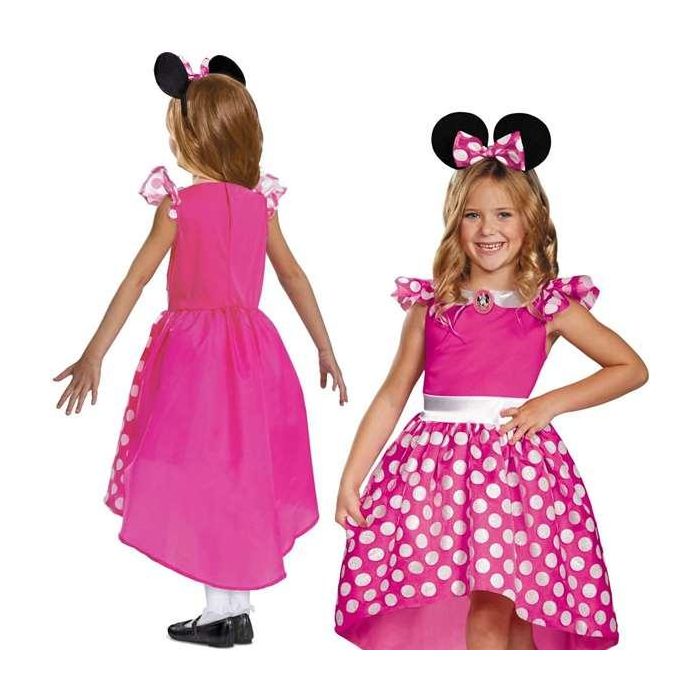 Disney Disfraz infantil Minnie Mouse Rosa Classic para niña Talla 3-4 Años Disney Disfraz infantil Minnie Mouse Rosa Classic para niña Talla 3-4 Años