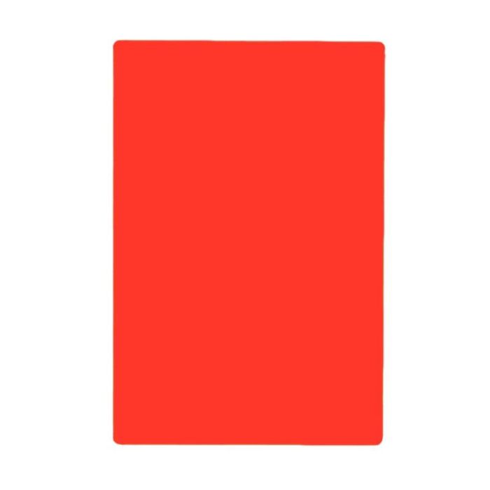TABLECRAFT - CB1218RA/3 - Pack de 3 unidades - Tabla de cortar de 1,3 cm de espesor - 45,7 x 30,5 x 1,3 cm - Rojo