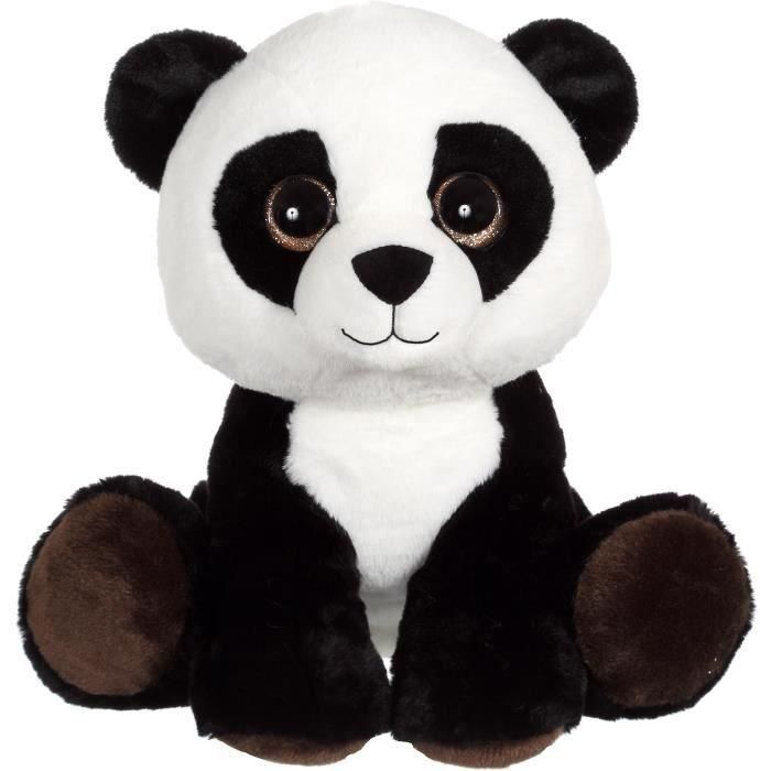 Gipsy Puppy Eyes Pets Peluche Panda 40 cm con Ojos Grandes y Brillantes, Ultra Suave, Tierno y Cariñoso, Lavable a Mano