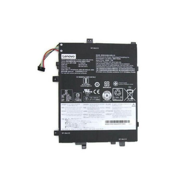 Lenovo Li-Ion battery, 39Wh capacity, 2-cell configuration, designed for specific Lenovo laptop models, CXP interface. Lenovo Li-Ion battery, 39Wh capacity, 2-cell configuration, designed for specific Lenovo laptop models, CXP interface.