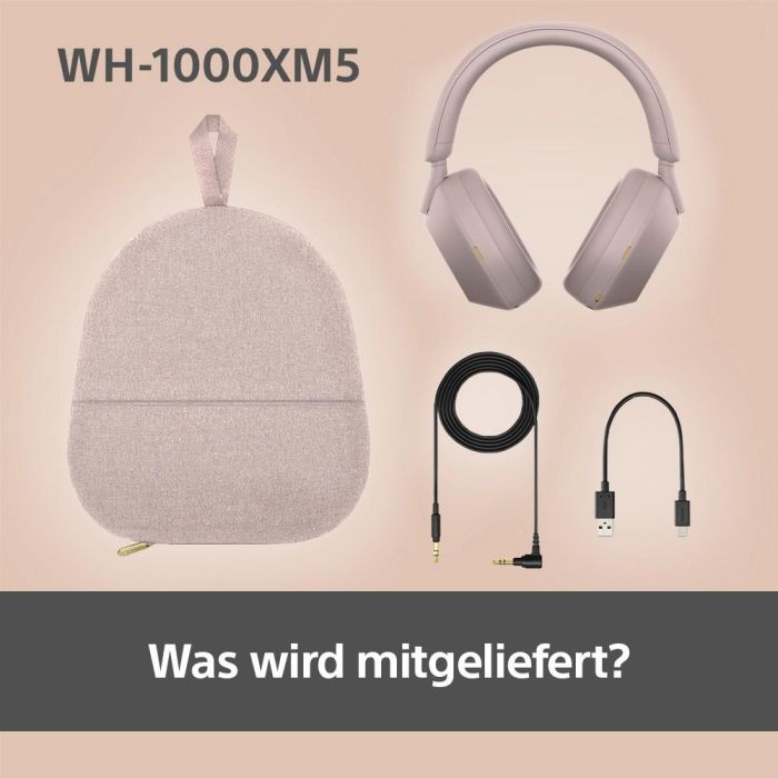 Sony WH-1000XM5 Headphone pink 4