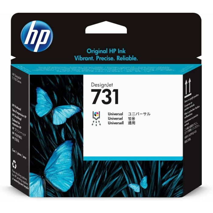 Cartucho de Tinta Original HP Cabezal de impresión DesignJet 731 Negro