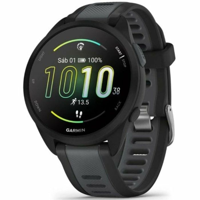 Garmin GAR1709255529886 Reloj GPS Forerunner 165, 1.2 pulgadas, Negro con correa Negra y Gris 0 Garmin GAR1709255529886 Reloj GPS Forerunner 165, 1.2 pulgadas, Negro con correa Negra y Gris 0