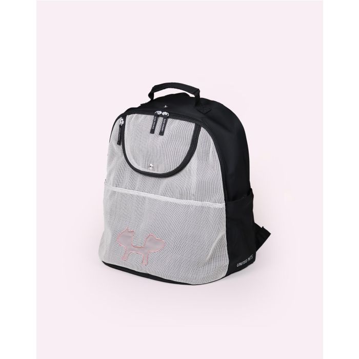 United Pets Mochila Transportín para Perros Urban Reverse Backpack Eco de PET Reciclado Apta Cabina Avión Máx. 7kg Negro Rosa 0 United Pets Mochila Transportín para Perros Urban Reverse Backpack Eco de PET Reciclado Apta Cabina Avión Máx. 7kg Negro Rosa 0