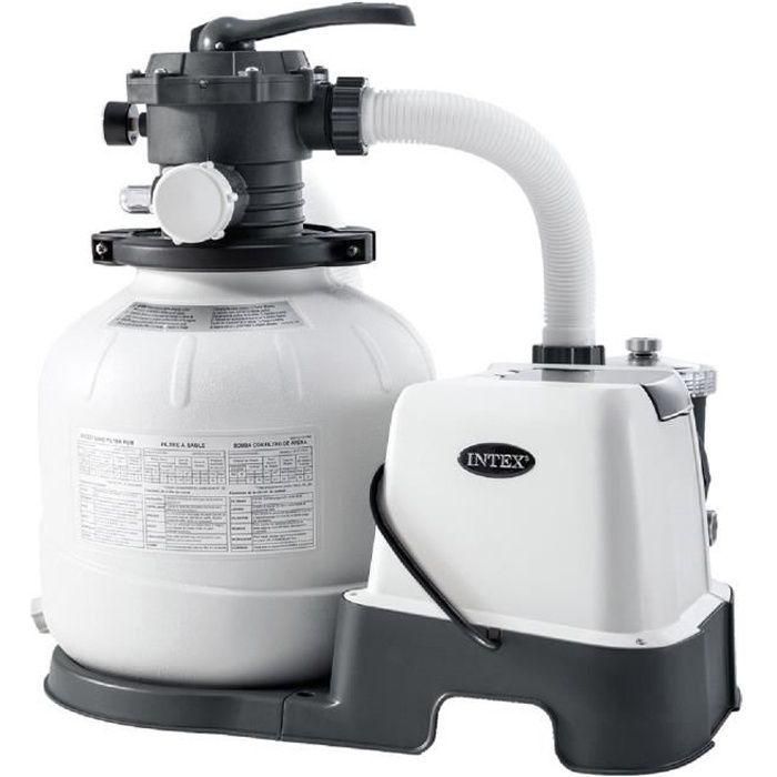 INTEX Combo 26676 Filtro de arena 6m3 / h + Esterilizador de sal INTEX Combo 26676 Filtro de arena 6m3 / h + Esterilizador de sal