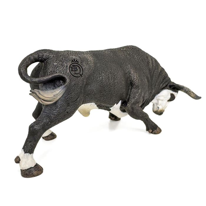 Deqube Figura Réplica Toro Bravo Cara Blanca Embistiendo a Escala, Detallada y Pintada a Mano, Ideal para Colección Animales +3 Años 4 Deqube Figura Réplica Toro Bravo Cara Blanca Embistiendo a Escala, Detallada y Pintada a Mano, Ideal para Colección Animales +3 Años 4