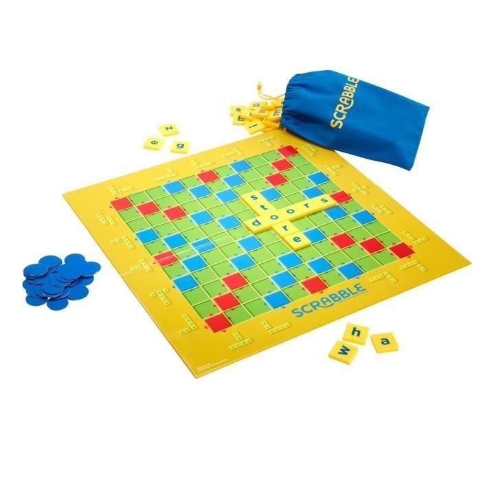 SCRABBLE - Scrabble Junior - Juego de mesa - Ayuda con el aprendizaje de la lectura y la composición de palabras 1