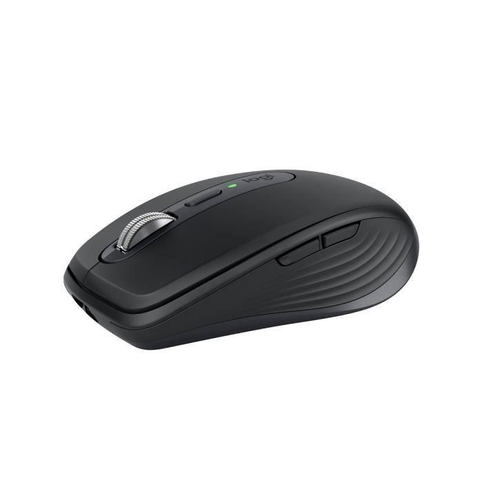 Logitech 910-006929 Ratón Inalámbrico Bluetooth MX Anywhere 3S - 8000 DPI, Darkfield, Clics Discretos, Recargable, Grafito