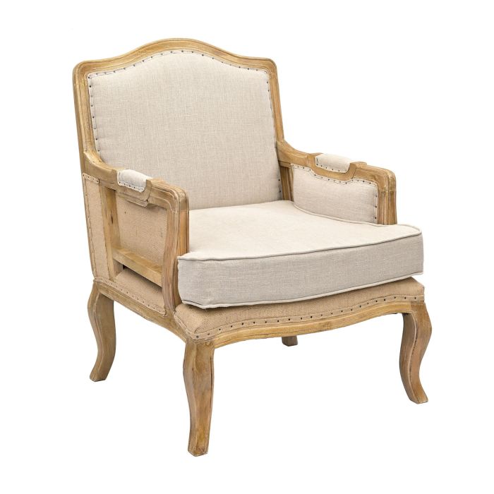 DKD Home Decor Butaca Louis xiv-louis xvi collection Beige Natural 80 x 95 x 72 cm