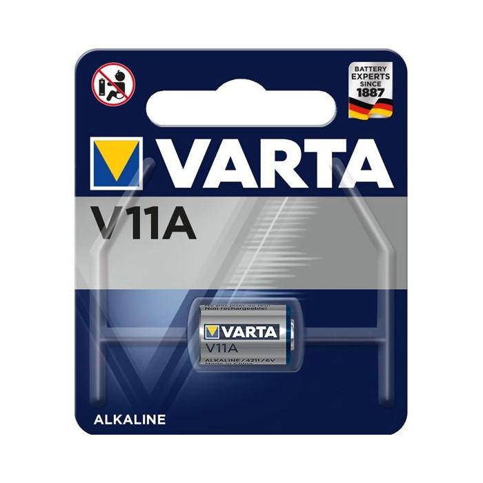Varta Pila Alcalina V11A 6V Alcalina Manganeso (Zn/MnO2) Ø10,22x16,5mm