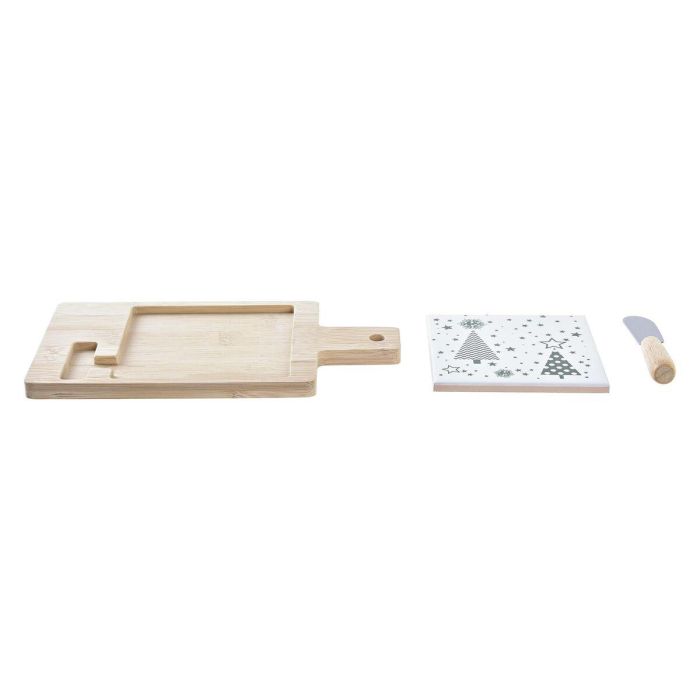 Tabla Aperitivo Navidad Tradicional DKD Home Decor Verde Blanco 11.8 x 1.5 x 21.5 cm Set de 3 3 Tabla Aperitivo Navidad Tradicional DKD Home Decor Verde Blanco 11.8 x 1.5 x 21.5 cm Set de 3 3