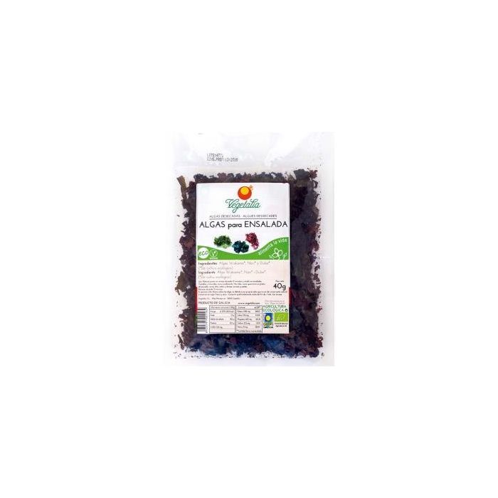 Algas Para Ensalada Wakame Nori Dulse 40Gr. Bio