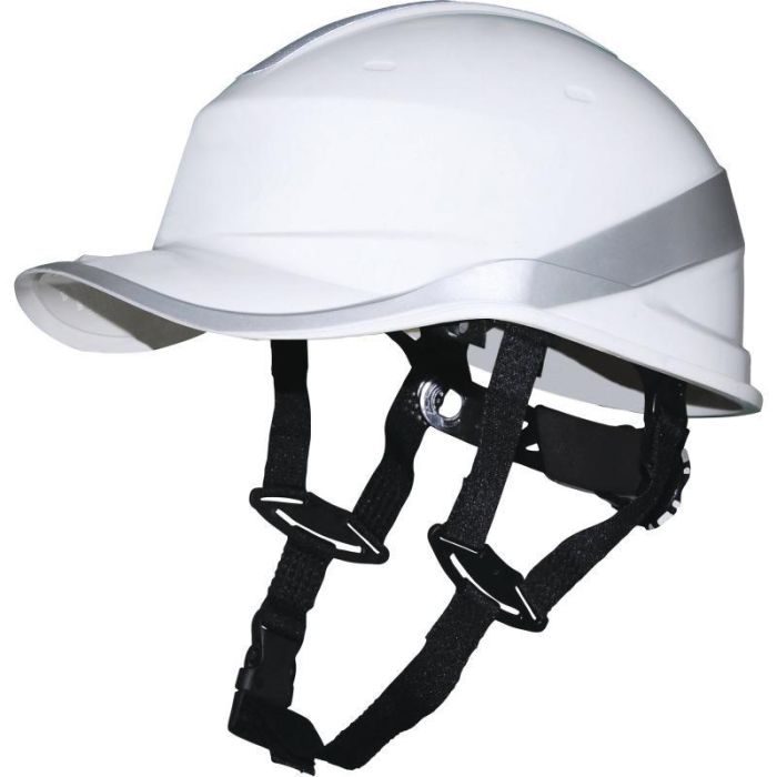 Delta Plus Casco para Andamio Blanco con Visera