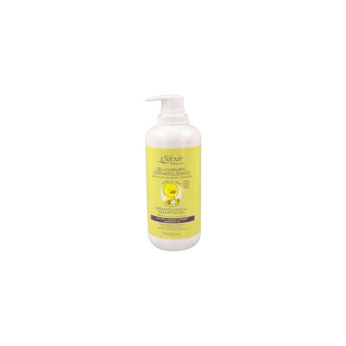 E'Lifexir Gel-Champú Dermatológico Baby Care para Piel Delicada Bebé. Limpieza Suave, Hidratante y Calmante 500 ml