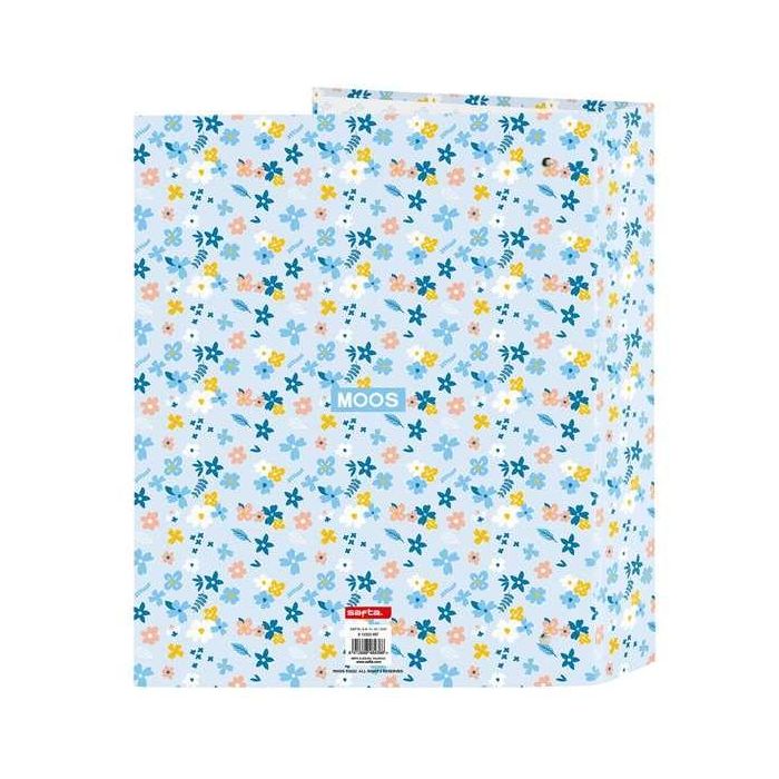 Carpeta de anillas Moos Lovely Azul A4 27 x 33 x 6 cm 1 Carpeta de anillas Moos Lovely Azul A4 27 x 33 x 6 cm 1