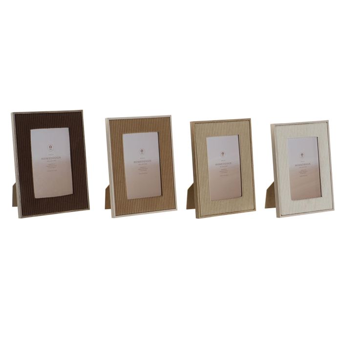 Marco Foto 20X25 Moderno DKD Home Decor Beige Marron 2.8 x 31 x 26 cm (4 Unidades)