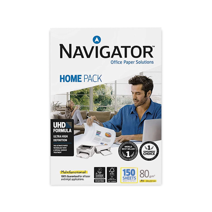 Navigator Papel DIN A4 80 gramos Multifuncion Paquete 150 Hojas 2