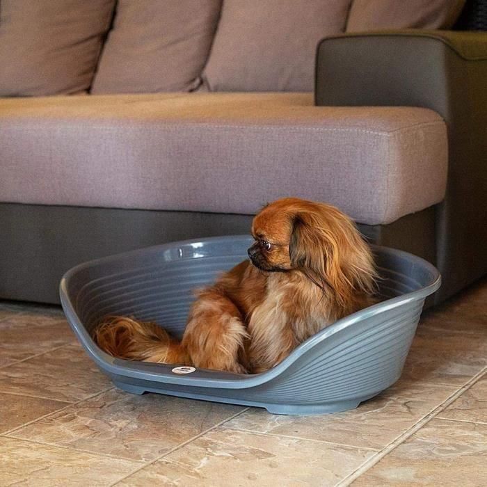 Ferplast Cama Plastico Siesta Perro Gato Deluxe 4 gris 2 Ferplast Cama Plastico Siesta Perro Gato Deluxe 4 gris 2