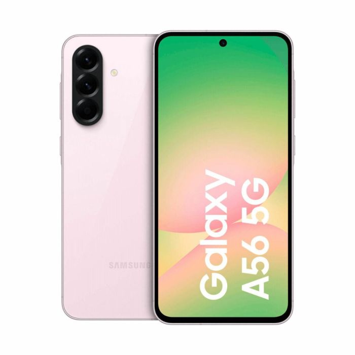 Samsung Galaxy A56 Smartphone 8GB RAM 256GB 5G 6.7" Super AMOLED 120Hz 50MP Cámara 5000mAh Rosa Samsung Galaxy A56 Smartphone 8GB RAM 256GB 5G 6.7" Super AMOLED 120Hz 50MP Cámara 5000mAh Rosa