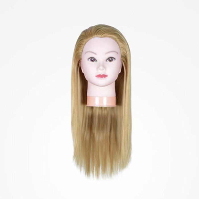 Bifull Cabeza Maniqui Girl Blond Synthetic - 40 cm Rubio Bifull