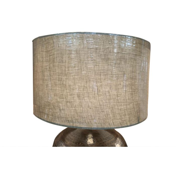 DKD Home Decor Lámpara Sobremesa Bronce y Beige 40x54x40 cm Aluminio 1