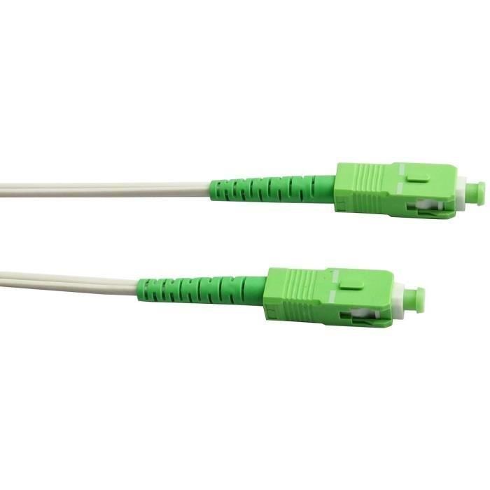 Cable de fibra óptica para Livebox, SFR box y Bbox 15m00 2 Cable de fibra óptica para Livebox, SFR box y Bbox 15m00 2