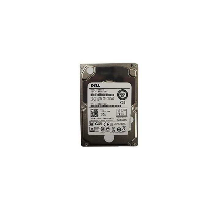 Dell HDD, 300GB, 512b, SAS, 10K RPM, 2.5 inch, 64MB, Toshiba, AL13SE Dell HDD, 300GB, 512b, SAS, 10K RPM, 2.5 inch, 64MB, Toshiba, AL13SE