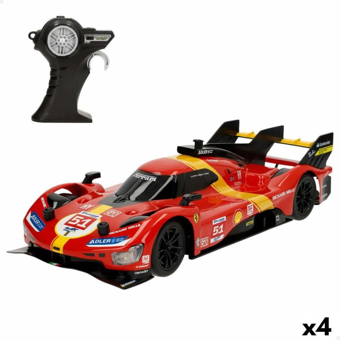 Coche Radio Control Ferrari 32 x 7 x 13 cm (4 Unidades) 6