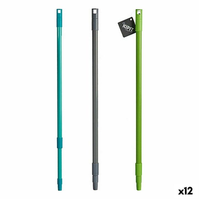Palo para Escoba Kipit CC16890-B Metal Plástico 120 cm Extensible (12 Unidades) Palo para Escoba Kipit CC16890-B Metal Plástico 120 cm Extensible (12 Unidades)