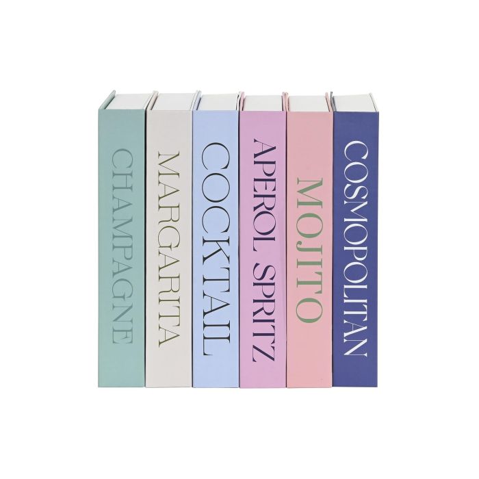 Caja Libro Basicos DKD Home Decor Multicolor 4.2 x 26.5 x 17 cm (6 Unidades) 2 Caja Libro Basicos DKD Home Decor Multicolor 4.2 x 26.5 x 17 cm (6 Unidades) 2