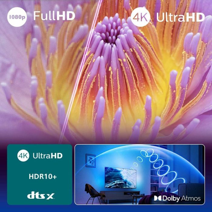 Smart TV Philips 50PUS8010 4K Ultra HD 50" LED 12 Smart TV Philips 50PUS8010 4K Ultra HD 50" LED 12