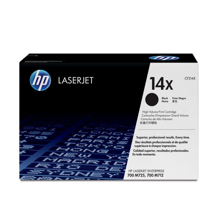 HP Toner Negro LaserJet Enterprise 700MFP-M725 - Nº14X - 17.500 páginas