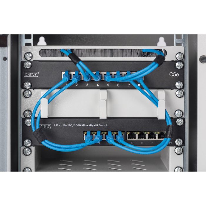 DIGITUS Switch 8-Port Gigabit 80W PoE Managed schwarz 4 DIGITUS Switch 8-Port Gigabit 80W PoE Managed schwarz 4