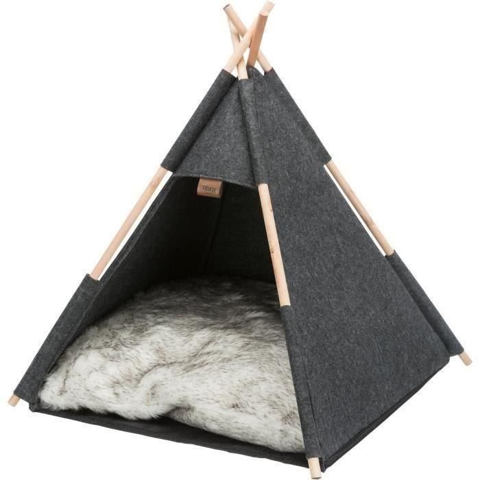 TRIXIE Refugio Tipi - Fieltro - 55 × 65 × 55 cm - Antracita