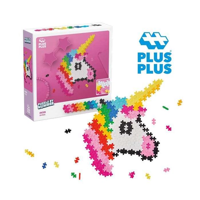 Juego unicornio 250 piezas puzzle by numbe 2 Juego unicornio 250 piezas puzzle by numbe 2