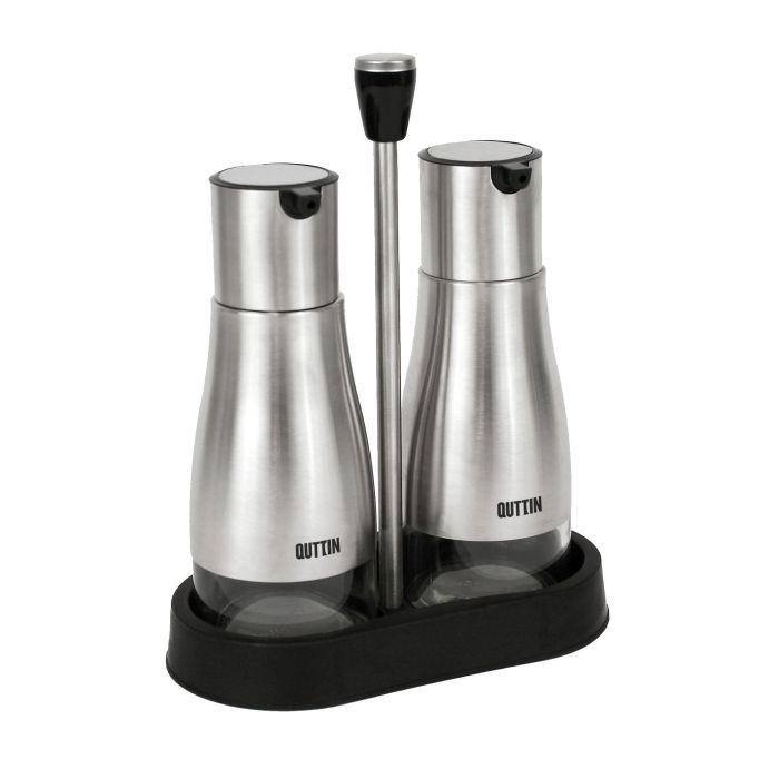 Quttin Set 2 Aceiteras Inoxidables con Soporte - 9.5 x 23 x 17.8 cm (12 Unidades) 7
