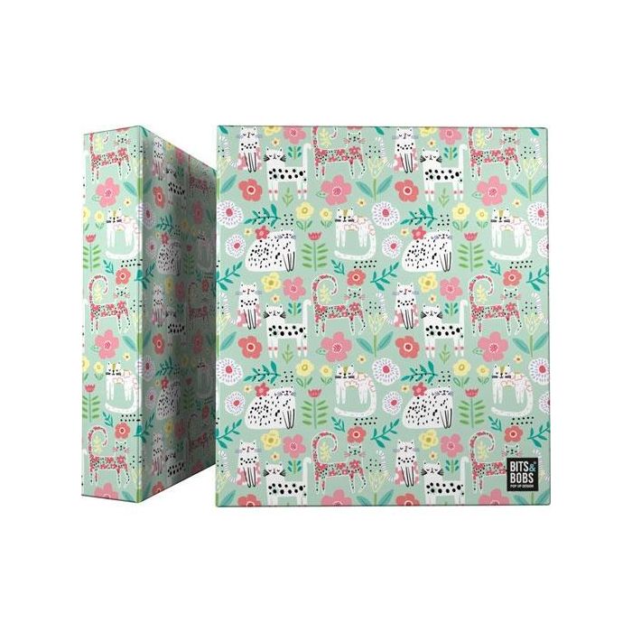 Grafoplás Carpeta Anillas 4x40 mm A4 Cartón Forrado Fsc Bits&Bobs 24 Cats