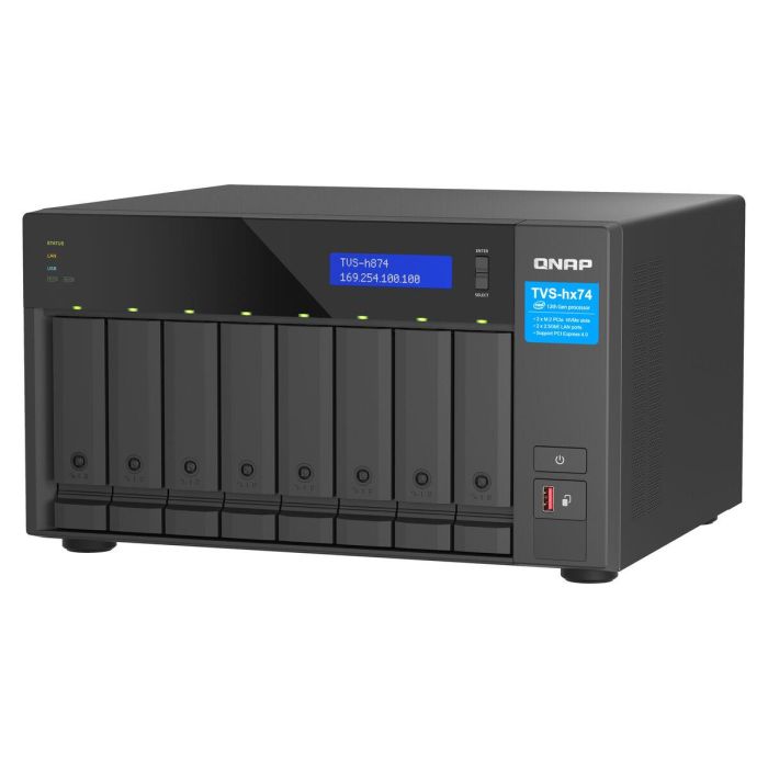 Almacenamiento en Red Qnap TVS-H874T-I9-64G Negro 2 Almacenamiento en Red Qnap TVS-H874T-I9-64G Negro 2
