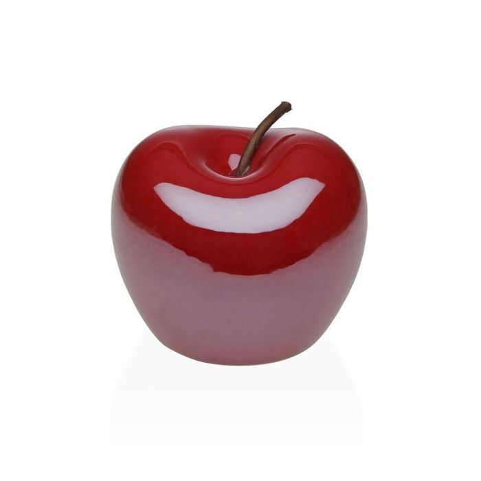 Figura Decorativa Versa Rojo Manzana 10,5 X 10,8 X 11 CM Figura Decorativa