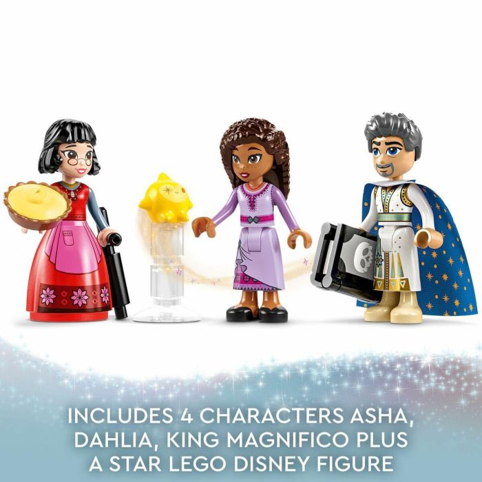 LEGO Disney Wish 43224 Castillo del Rey Magnífico, juguete de la película Wish con minifigura de Asha, Dahlia y el Rey Magnífico 3