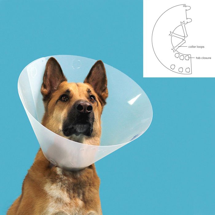 Kong Quick Fit Collar Isabelino Transparente para Perros y Gatos - Ajustable 33-40 cm, Profundidad 15 cm 0 Kong Quick Fit Collar Isabelino Transparente para Perros y Gatos - Ajustable 33-40 cm, Profundidad 15 cm 0