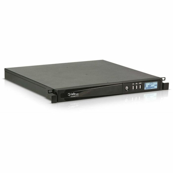 Riello VSR 800 sistema alimentación ininterrumpida (UPS) Línea Interactiva 0.8 kVA 640 W 4 Salidas AC Montaje en Rack 1U Negro Riello VSR 800 sistema alimentación ininterrumpida (UPS) Línea Interactiva 0.8 kVA 640 W 4 Salidas AC Montaje en Rack 1U Negro