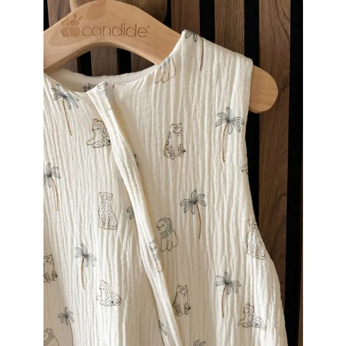 Candide CAN3275051161209 Saco de dormir de verano 90 cm 9/24 meses Estampado de tigre blanco 5