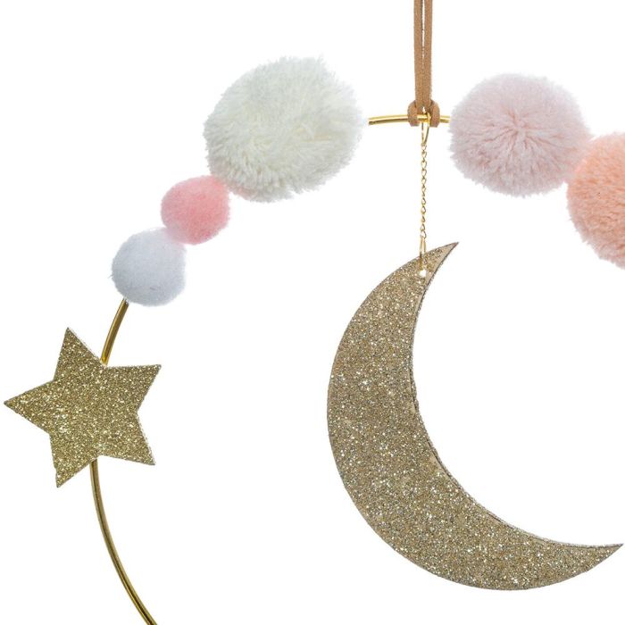 Atmosphera Decoración colgante infantil mod. Luna - 21,5x3cm, cuerda 11cm 1 Atmosphera Decoración colgante infantil mod. Luna - 21,5x3cm, cuerda 11cm 1