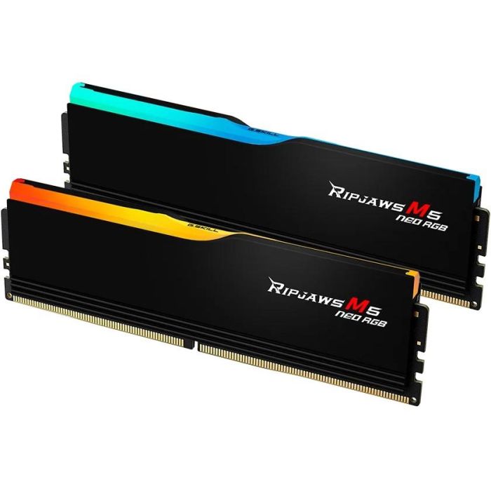 G.Skill F5-6000J3238G32GX2-RM5NRK Memoria RAM 64 GB (2x32GB) DDR5 6000 MHz PC AMD EXPO Negro Ripjaws M5 Neo 1