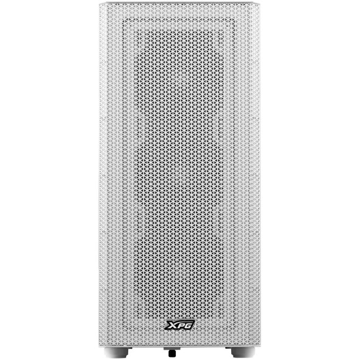 XPG ATX Midi Tower weiß Glas Torre Media Blanca con Panel de Vidrio Templado y 4 Ventiladores de 120mm, Compatible con ATX/mATX/ITX 2